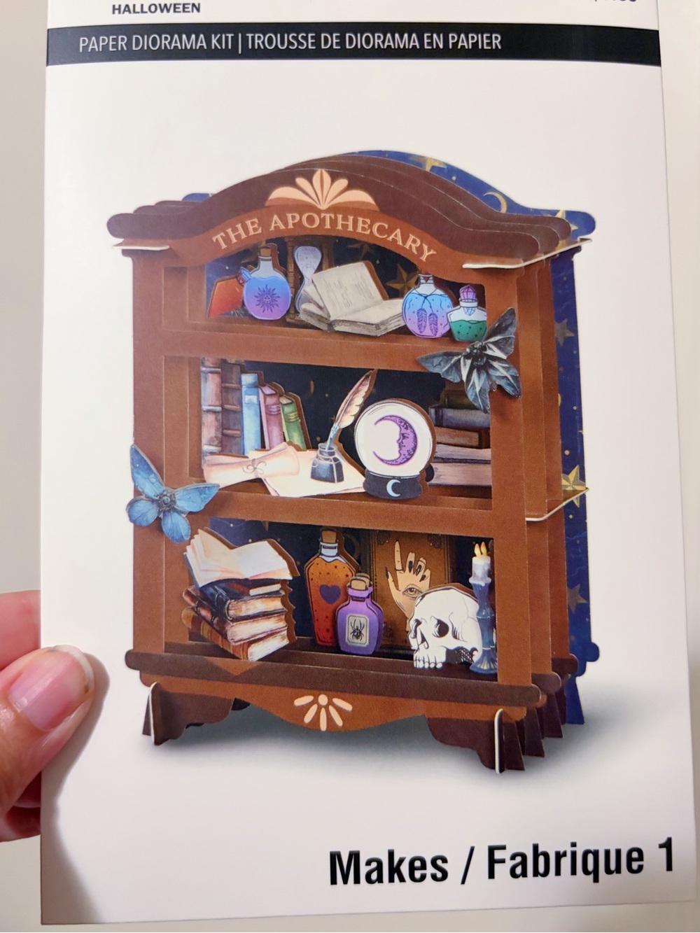 🛍️3/$10🛍️ Recollections Apothecary Halloween Paper Diorama Kit